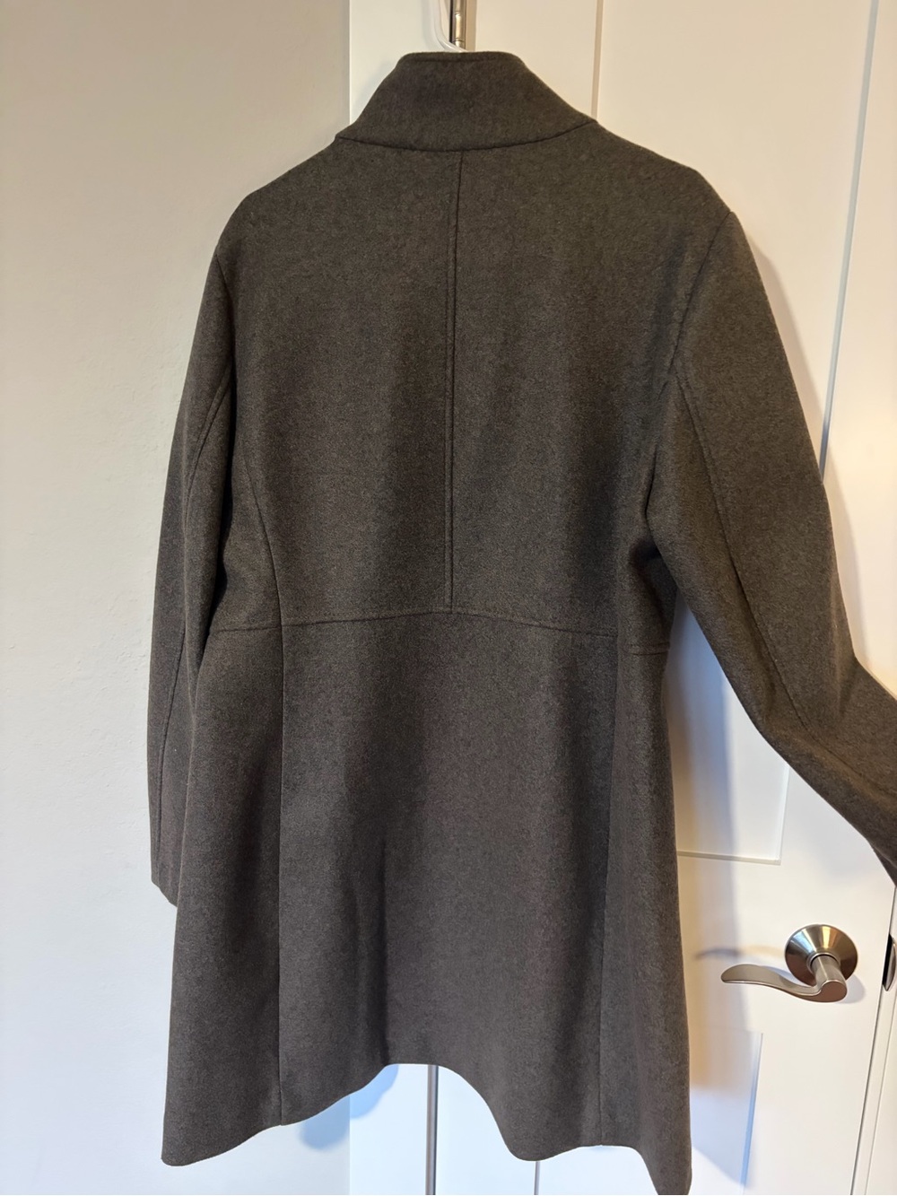 Calvin Klein Taupe-Brown Walker Coat - Picture 5 of 8
